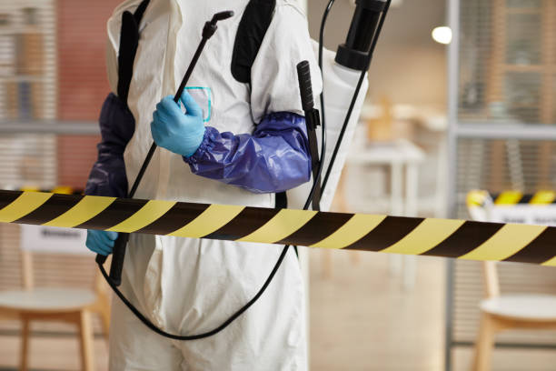 Professional Biohazard technician working in Milton, WI